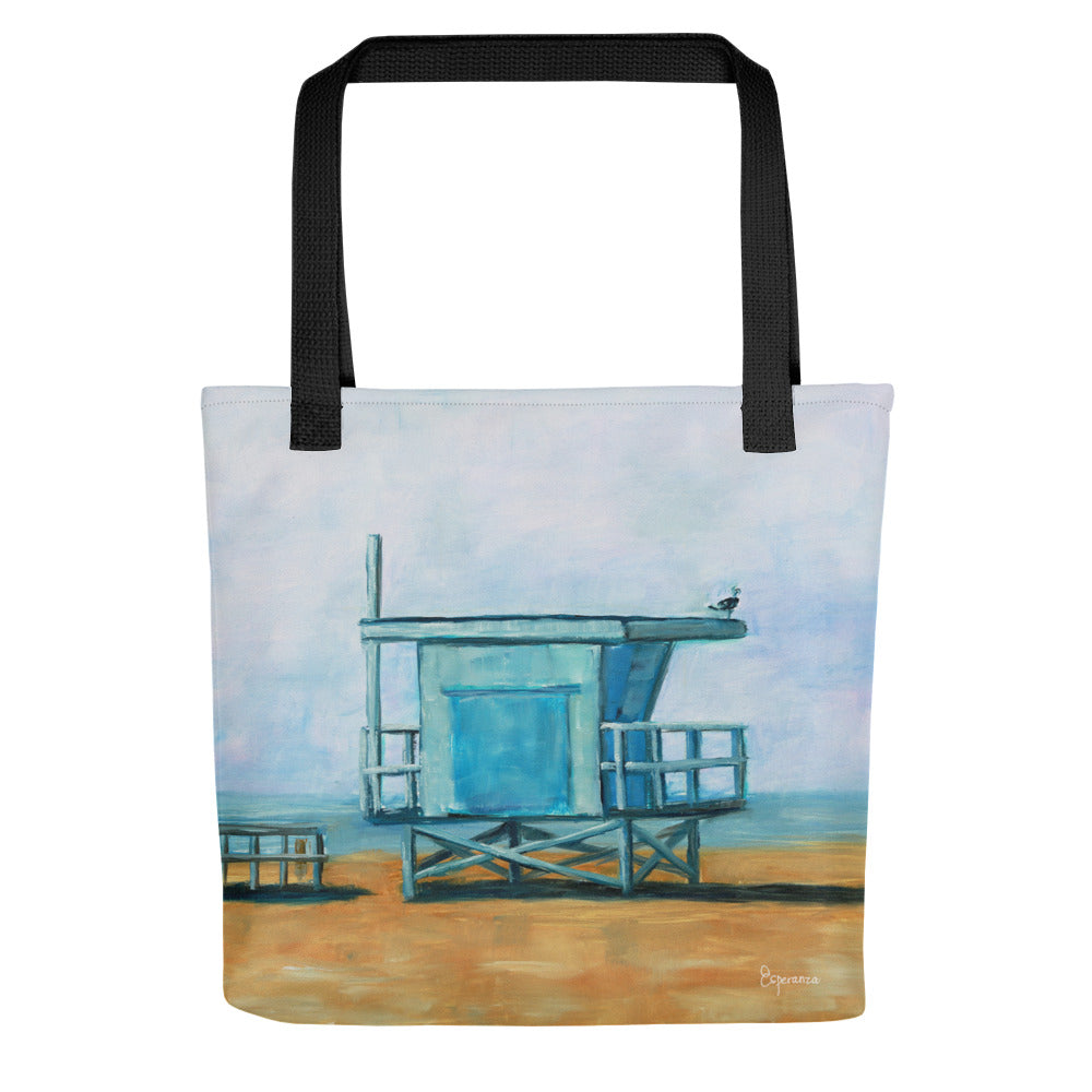 Fine Art Tote Bag, "Looking Out For Us", from original artwork by Esperanza Deese
