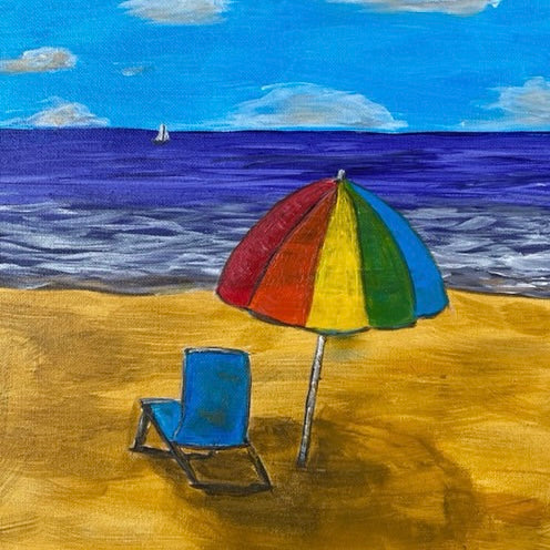 Paint Night 04/12/24: Beach Umbrella
