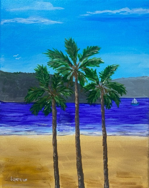 Paint Night: "Palm Trees" 05/18/24 Saturday 6:30pm-9:00pm
