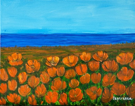 Paint Night 04/26/24: Poppies by the Beach