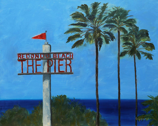 "This Way to Redondo Beach" giclee print