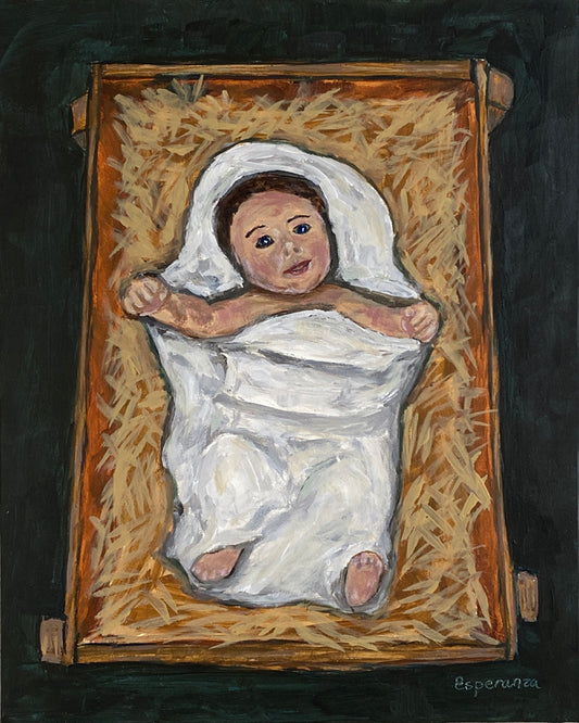 "Baby in the Manger" giclee print