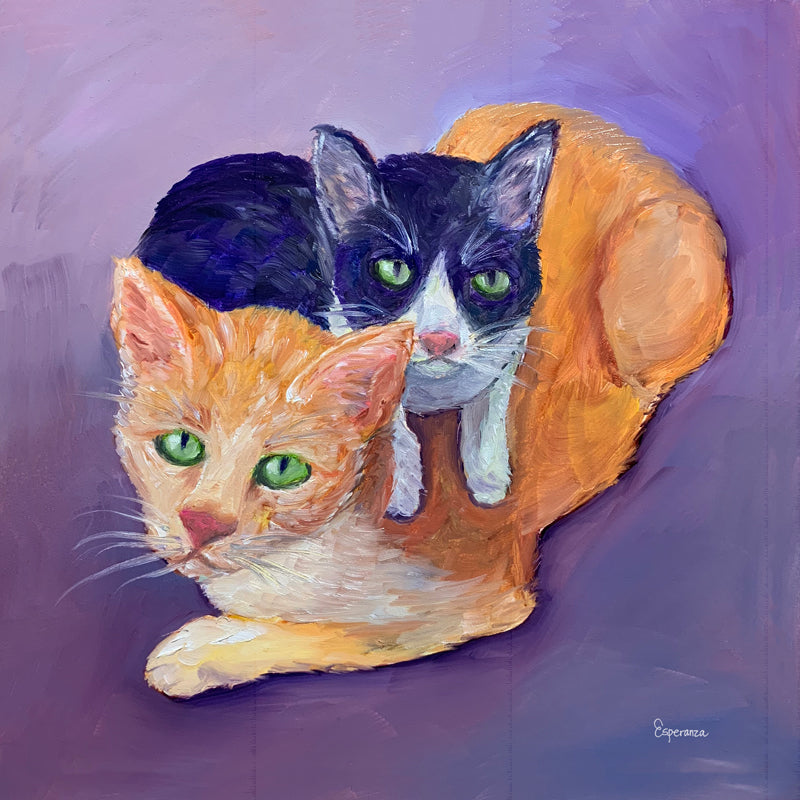 "Foster Care Cats" giclee print