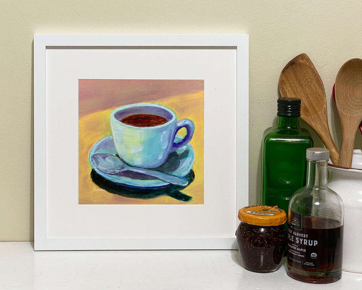 "Morning Cup" giclee print