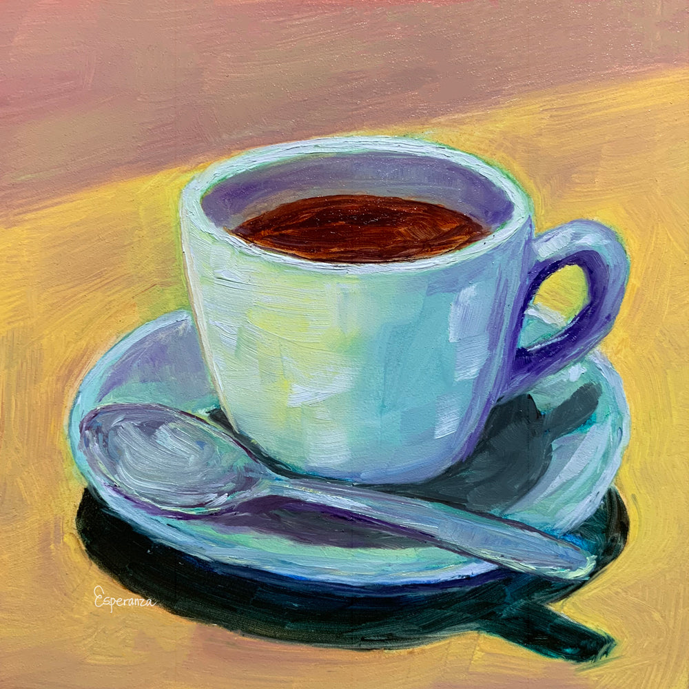 "Morning Cup" giclee print