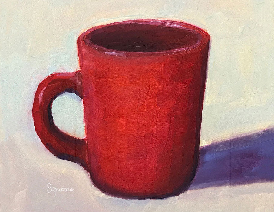 "Red Cup" notecard