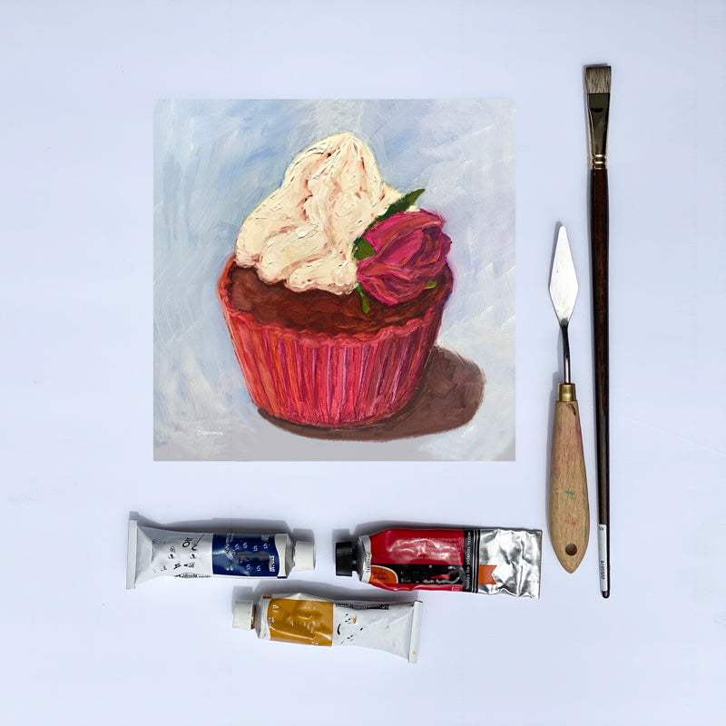 "Red Velvet Cupcake" giclee print
