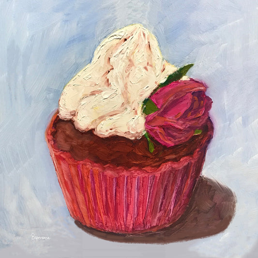 "Red Velvet Cupcake" giclee print
