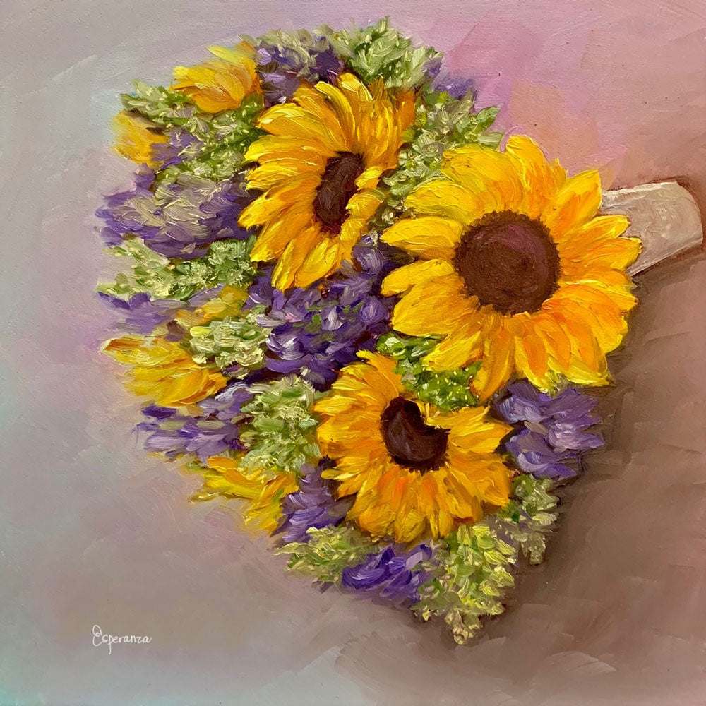 "Sunflower Bouquet" giclee print