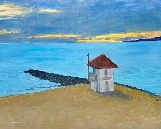 "Topaz Tower at Sunset" giclee print