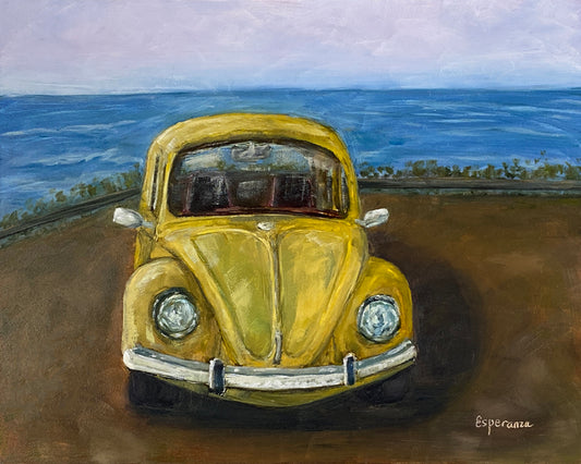 "Sunshine Bug" 8x10 original painting