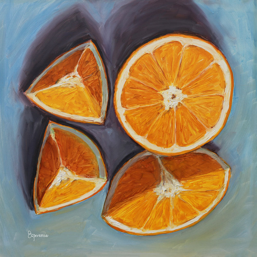 "Vitamin C" 12x12 original painting