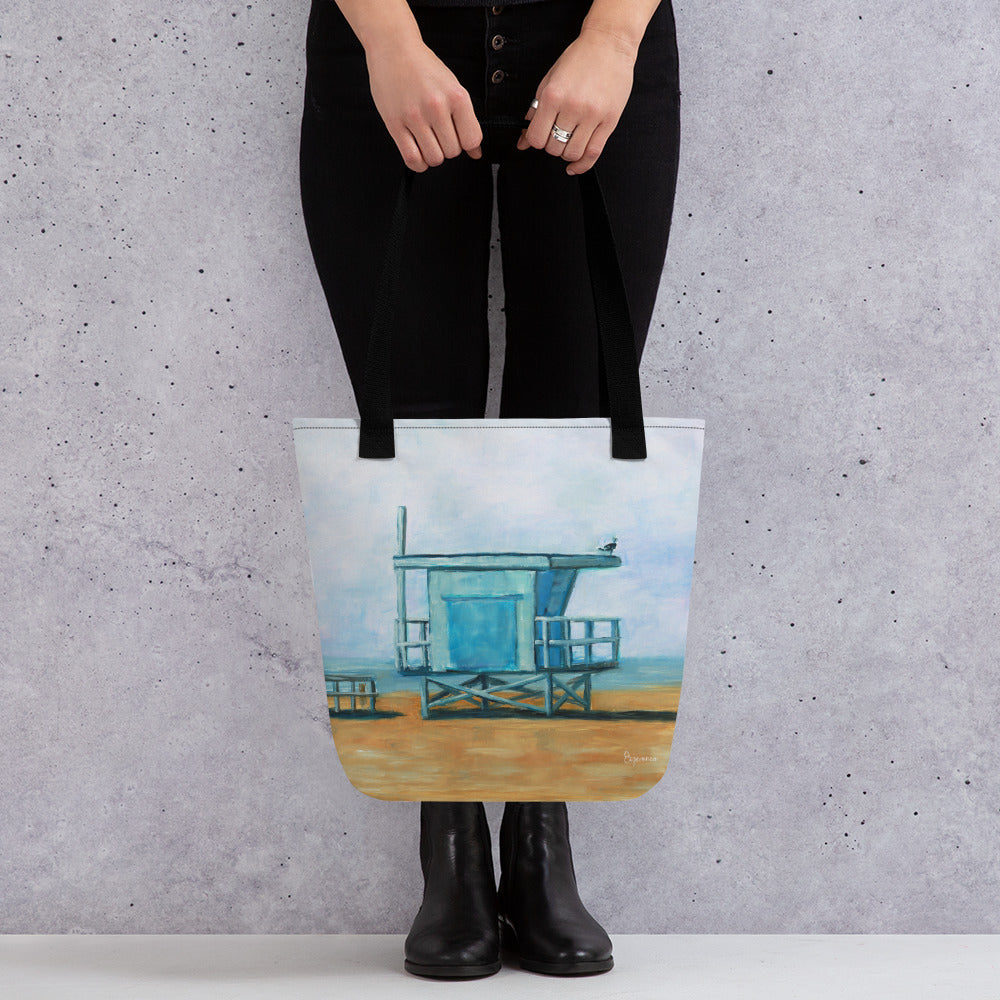 Fine Art Tote Bag, "Looking Out For Us", from original artwork by Esperanza Deese