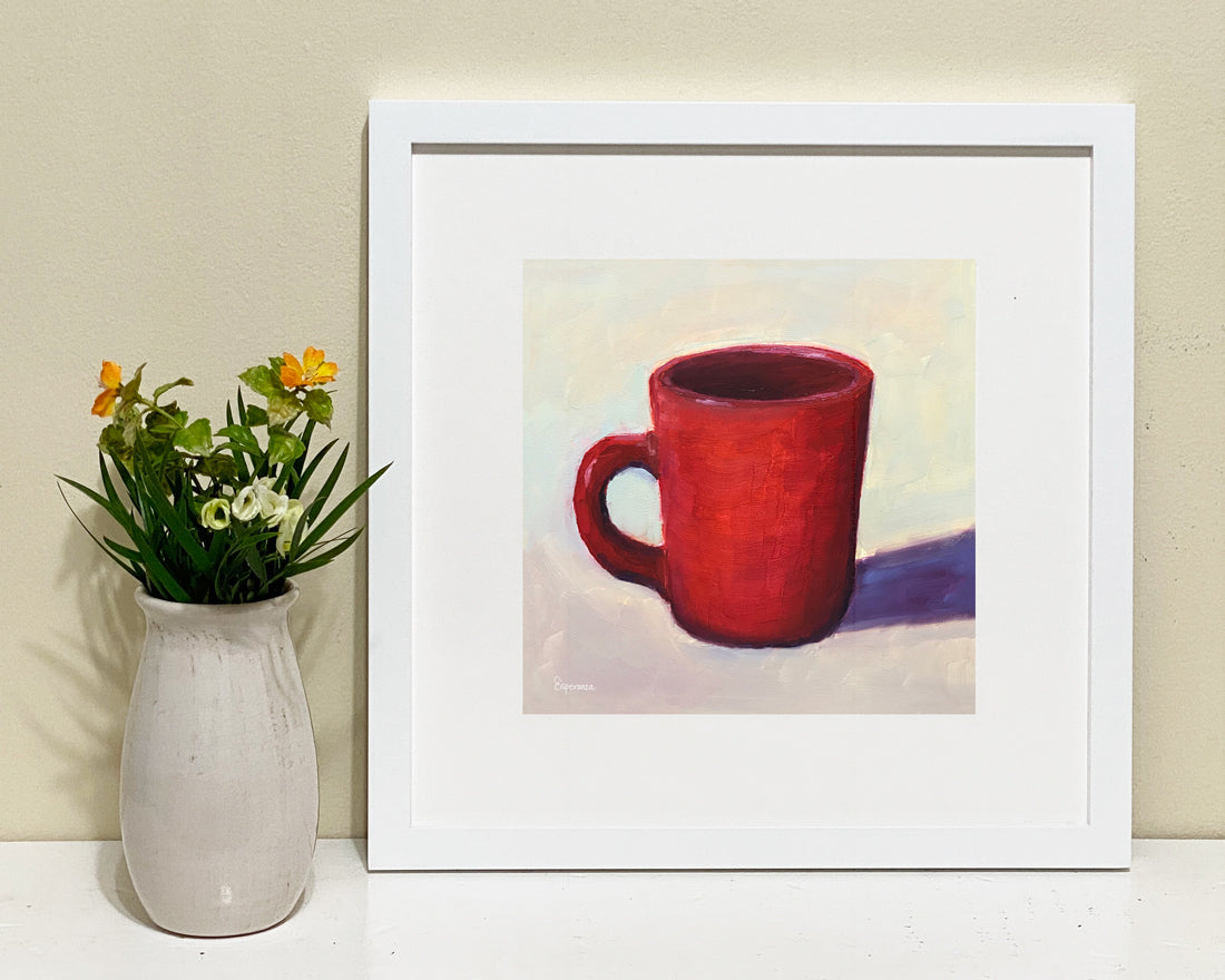 "Red Mug" giclee print